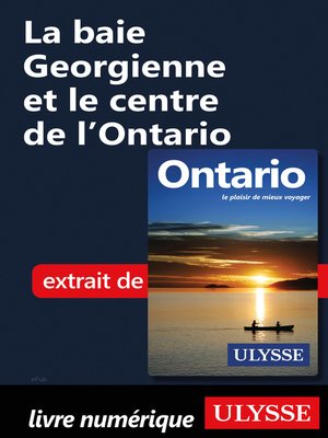 cover image of La baie Georgienne et le centre de l'Ontario